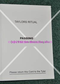 Taylors - Passing Question Card - Click Image to Close